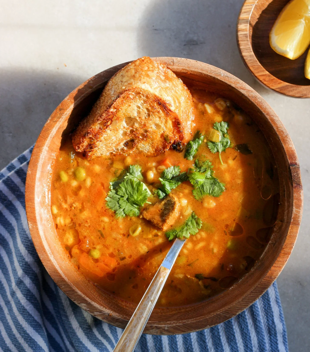 Hearty Lamb Barley Soup