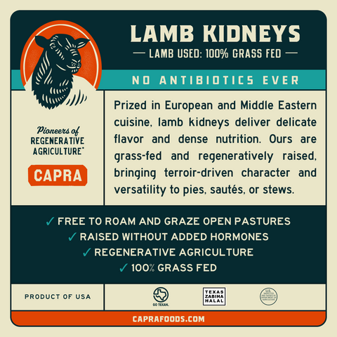 Grass Fed Lamb Kidneys